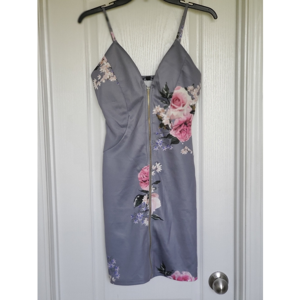Floral spaghetti strap dress